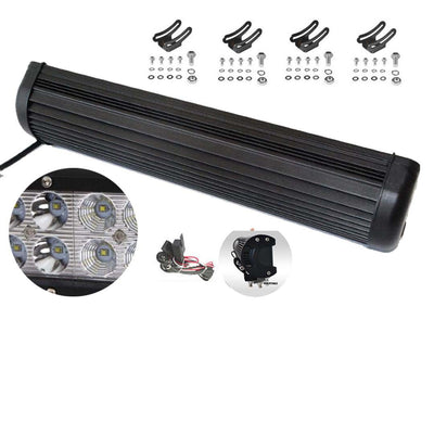 NNEAGS 31inch 198W Cree Led Light Bar Spot Flood Light 4x4 Offroad Work Ute Atv 12v 24v