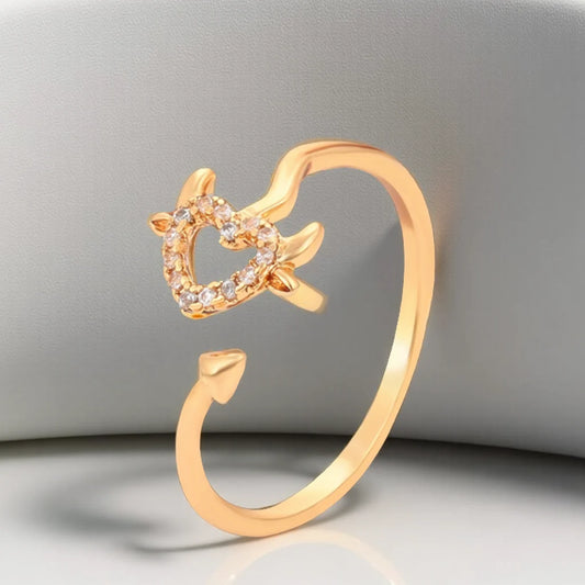 EMBLA Ring Plaquée Or 18K