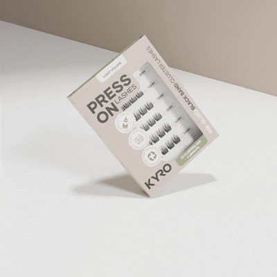 Pre-Glued Whispy Medium - Press-On Lashes (Brown)