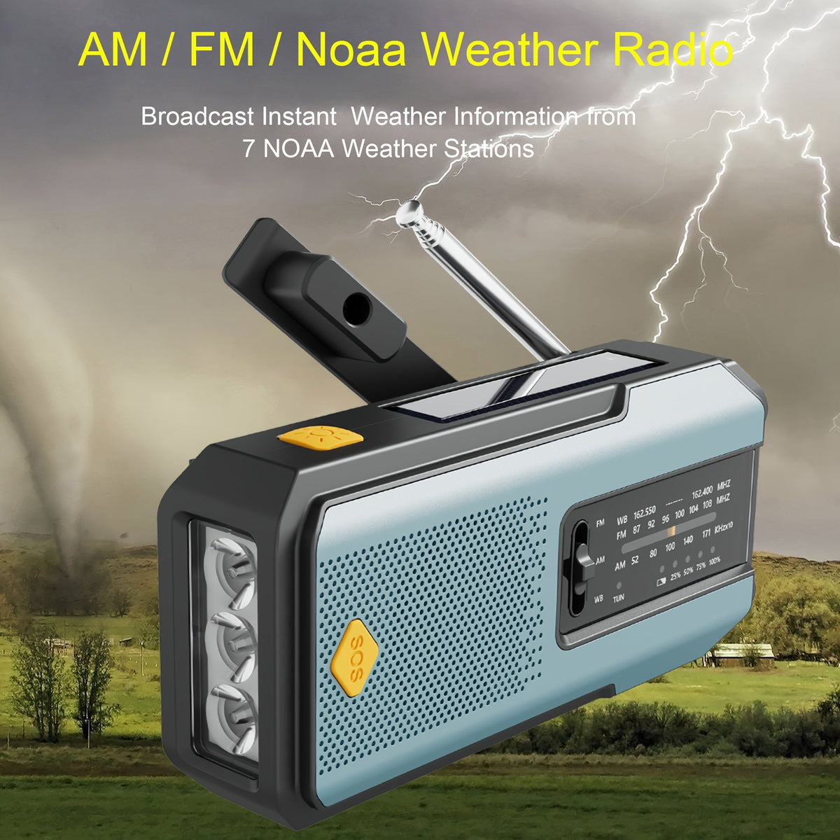All-in-One Emergency Radio with Power Bank CTN