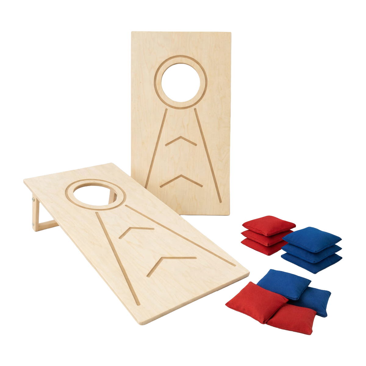 MAMOI® Cornhole Party Games Outdoor Indoor, gioco da spiaggia e gioco di lancio per bambini e adulti, inclusi i sacchi a buca.