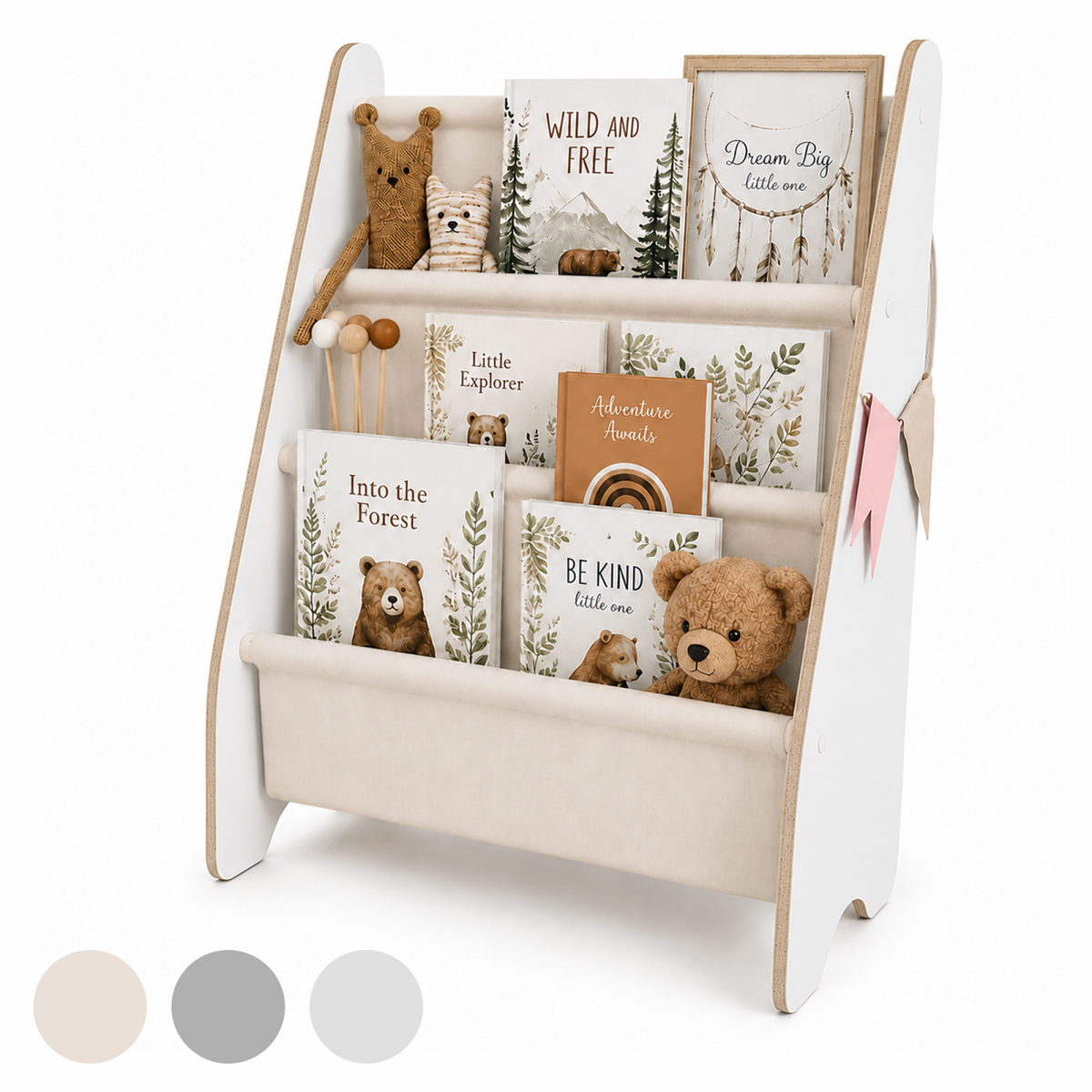 MAMOI® Bookshelf for Children – Montessori Children’s Bookcase