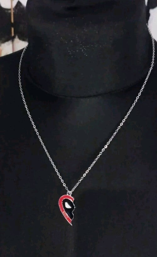 Deadpool Wolverine Friendship Necklace Deadpool Side Deadpool
