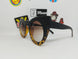 Owl Sunglasses With Ombre Leopard Effect Unbranded