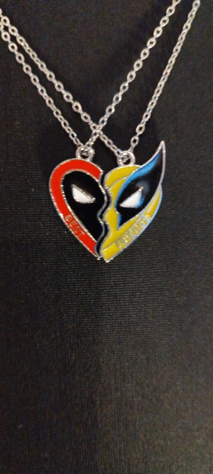Deadpool Wolverine Friendship Necklace Deadpool Side Deadpool