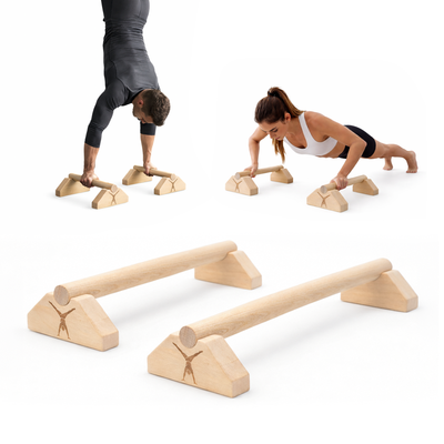 MAMOI® Parallette per esercizi, calisthenics, supporti per flessioni, fitness, parallele da allenamento, stabili antiscivolo, attrezzatura per esercizi a casa e in palestra, allenamento di forza, parallele ginniche