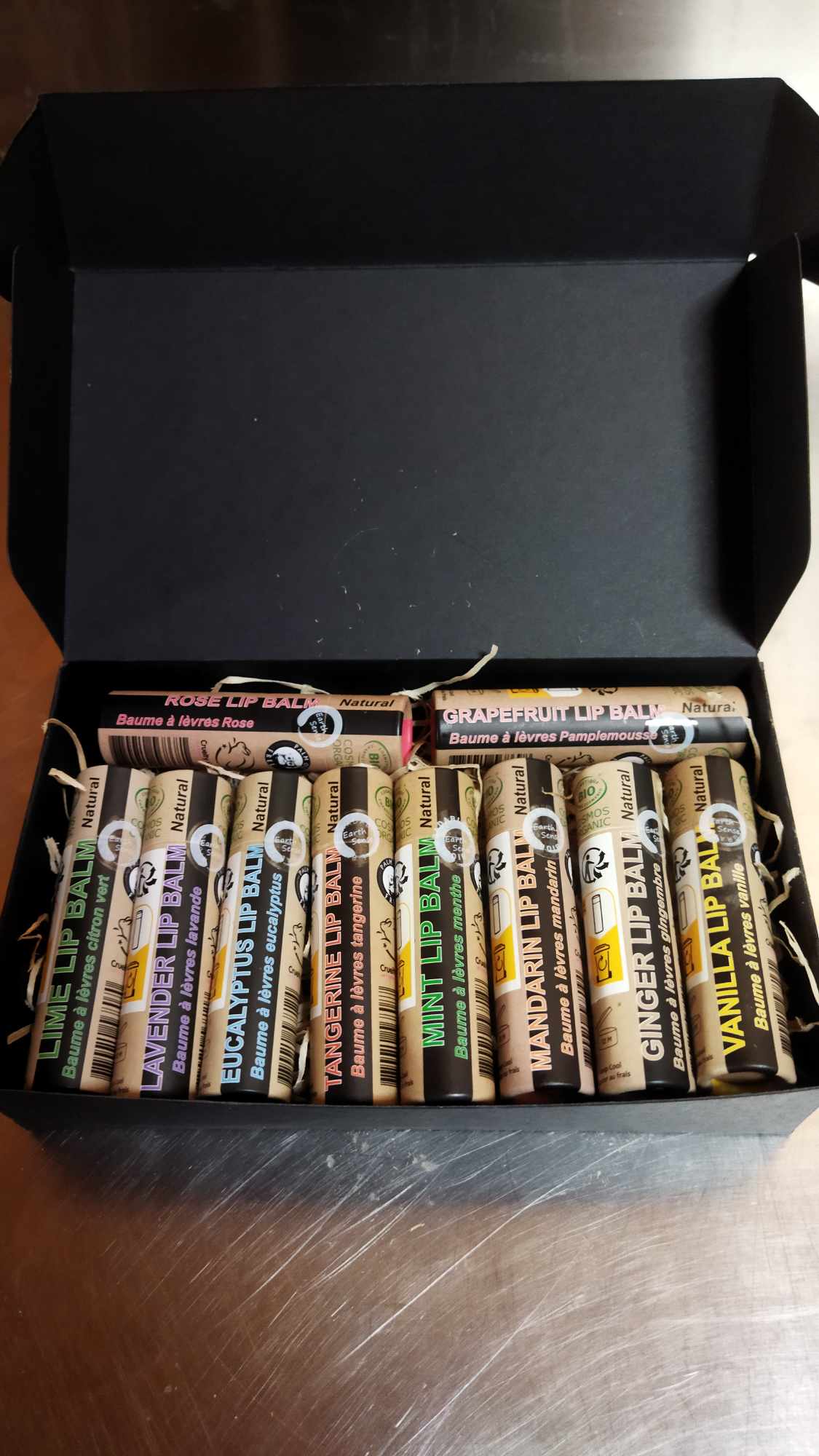 Lip Balm Gift Set - 10 x 15ml Lip Balms - MADE to ORDER
