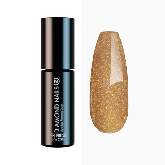 Gel Polish – Metallic Gold – DN071 – 7ml – HEMA Free