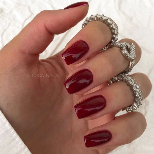 Gel Polish – Deep Burgundy – DN201 – 4ml – HEMA Free