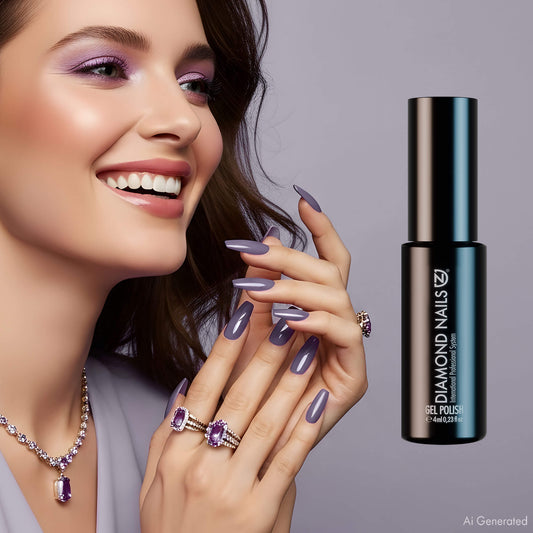 Gel Polish – Dark Lavender (Dark Purple) – DN068 – 4ml – HEMA Free