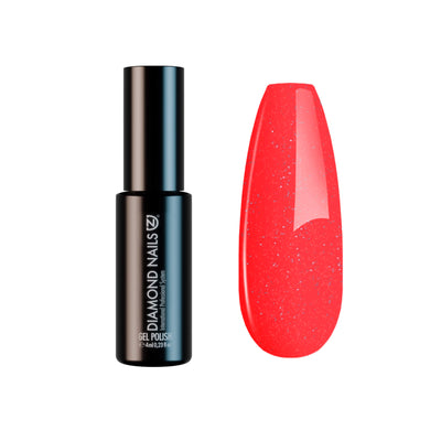 Gel Polish – Glittering Orange Pink – DN192 – 4ml – HEMA Free