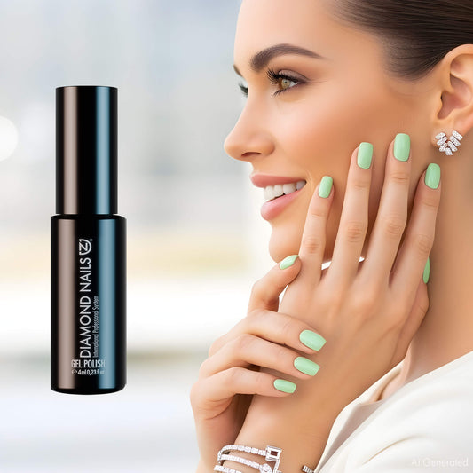 Gel Polish – Light Apple Green – DN096 – 4ml – HEMA Free