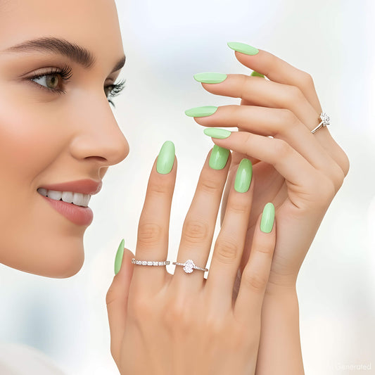 Gel Polish – Light Apple Green – DN096 – 4ml – HEMA Free