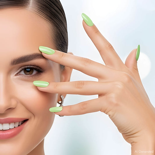 Gel Polish – Light Apple Green – DN096 – 4ml – HEMA Free