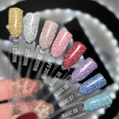 GPMAGIC07 Reflective, Blue Glitter Magic 7ml