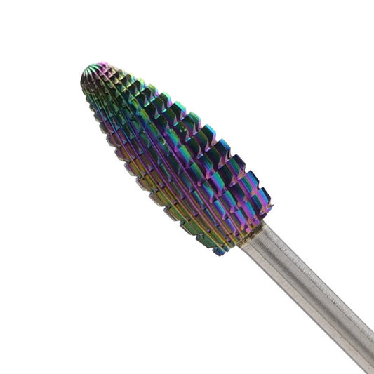 Carbide Grinding Bit - Cone - Lamellar (Multicolor)