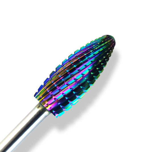 Carbide Grinding Bit - Cone - Lamellar (Multicolor)