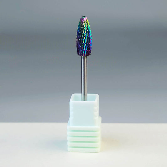 Carbide Grinding Bit - Cone - Lamellar (Multicolor)
