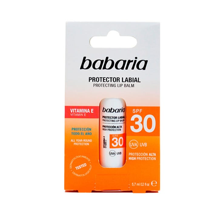 Babaria - Baume à Lèvres SPF 30 Aloe Vera