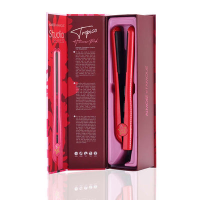 Tropico Studio 1.25" Flat Iron with Waterprint Design