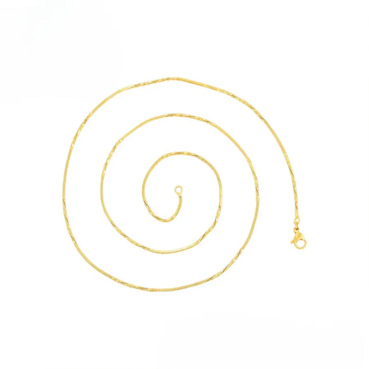 Chaine ARNA Plaquée Or 24K