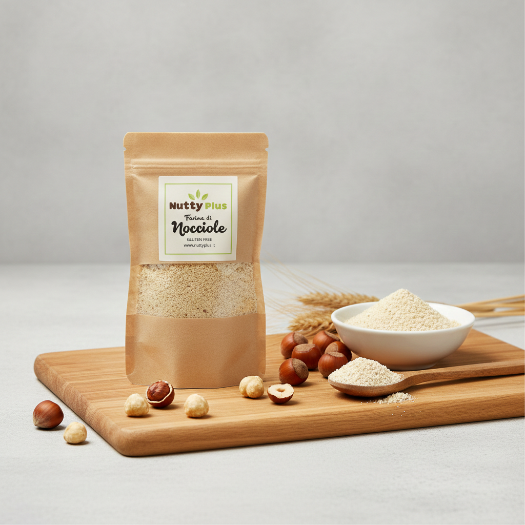 Farina di Nocciole Tostate Gusto Autentico  e Naturale