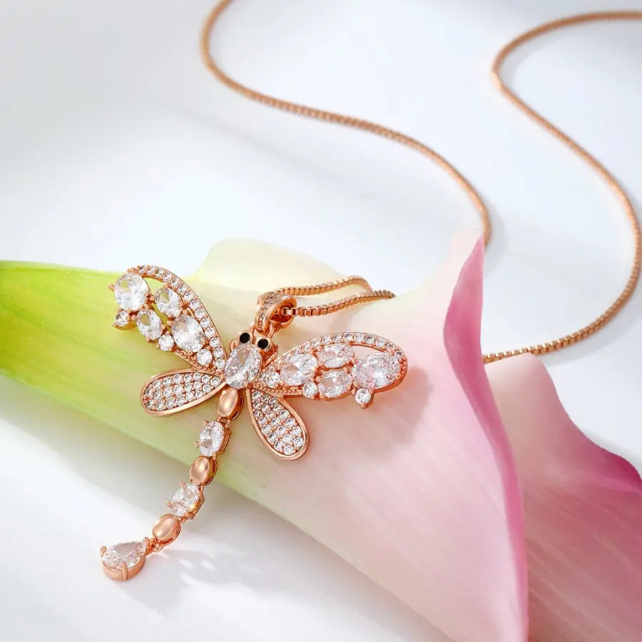 SOLVEIG Collier Plaquée Or Rose 18K
