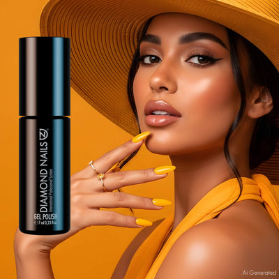 Gel Polish – Sunny Yellow – DN017 – 7ml – HEMA Free