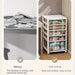 Waterproof Under-Desk Storage Cabinet – 5 Drawers LPT