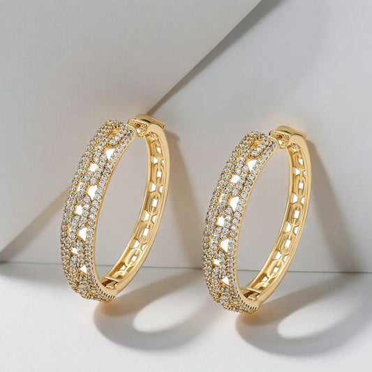 YRSA Earring Plaquées Or 14K