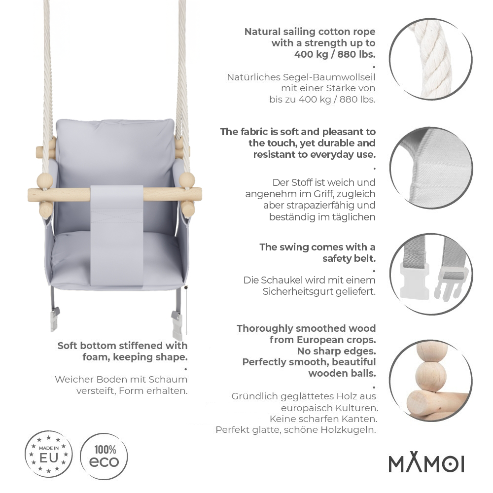 MAMOI® Huśtawka SCANDI dla dzieci