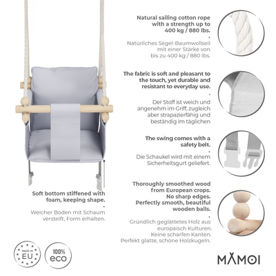 MAMOI® Huśtawka SCANDI dla dzieci