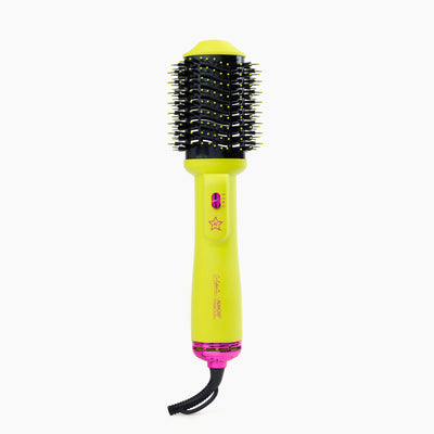 New 3in1 Blowout Brush Styling Tool - California Collection/Yellow