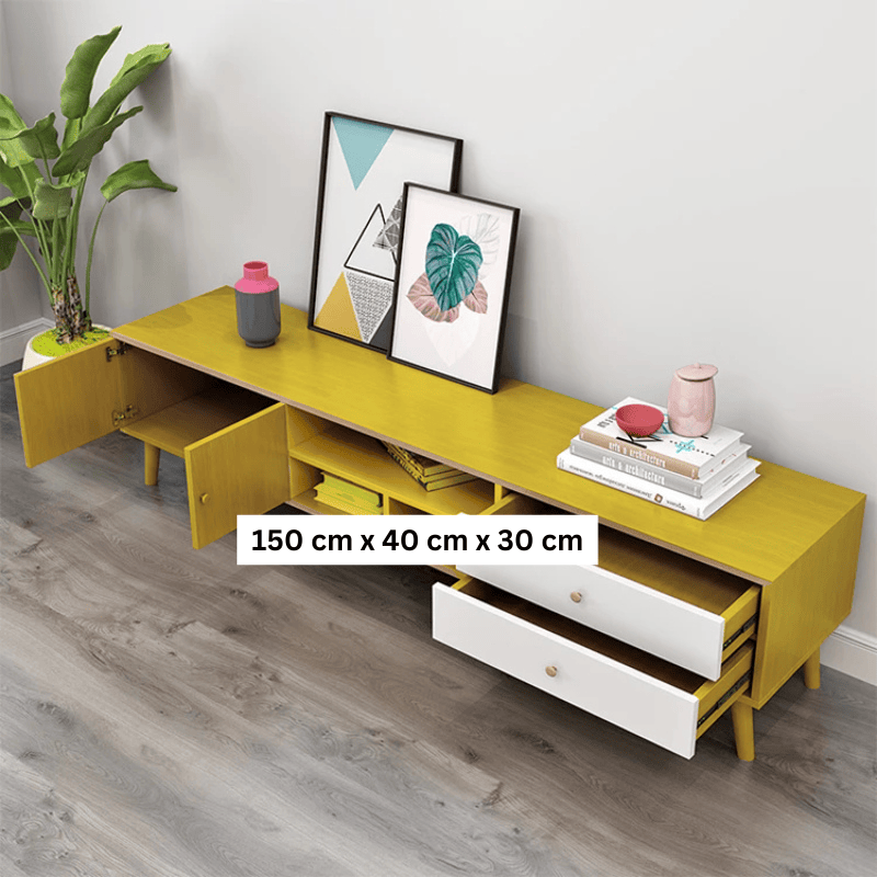 Modern Tv Stand Side Table & Coffee Table Package For Living Room LPCN