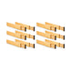 12-Pack Bamboo Adjustable Kitchen Drawer Dividers CARLA HOME
