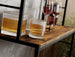 Wine Rack for 20 Bottles with Wood Countertop CARLA HOME