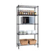 5 Tier Adjustable Metal Storage Shelves Wire Rack Organizer CARLA HOME