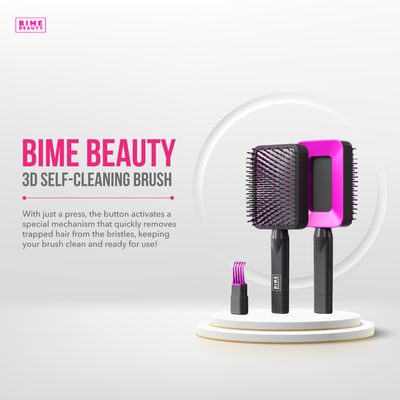 Bime Beauty 3D Detangling Comb Complete Color Trio