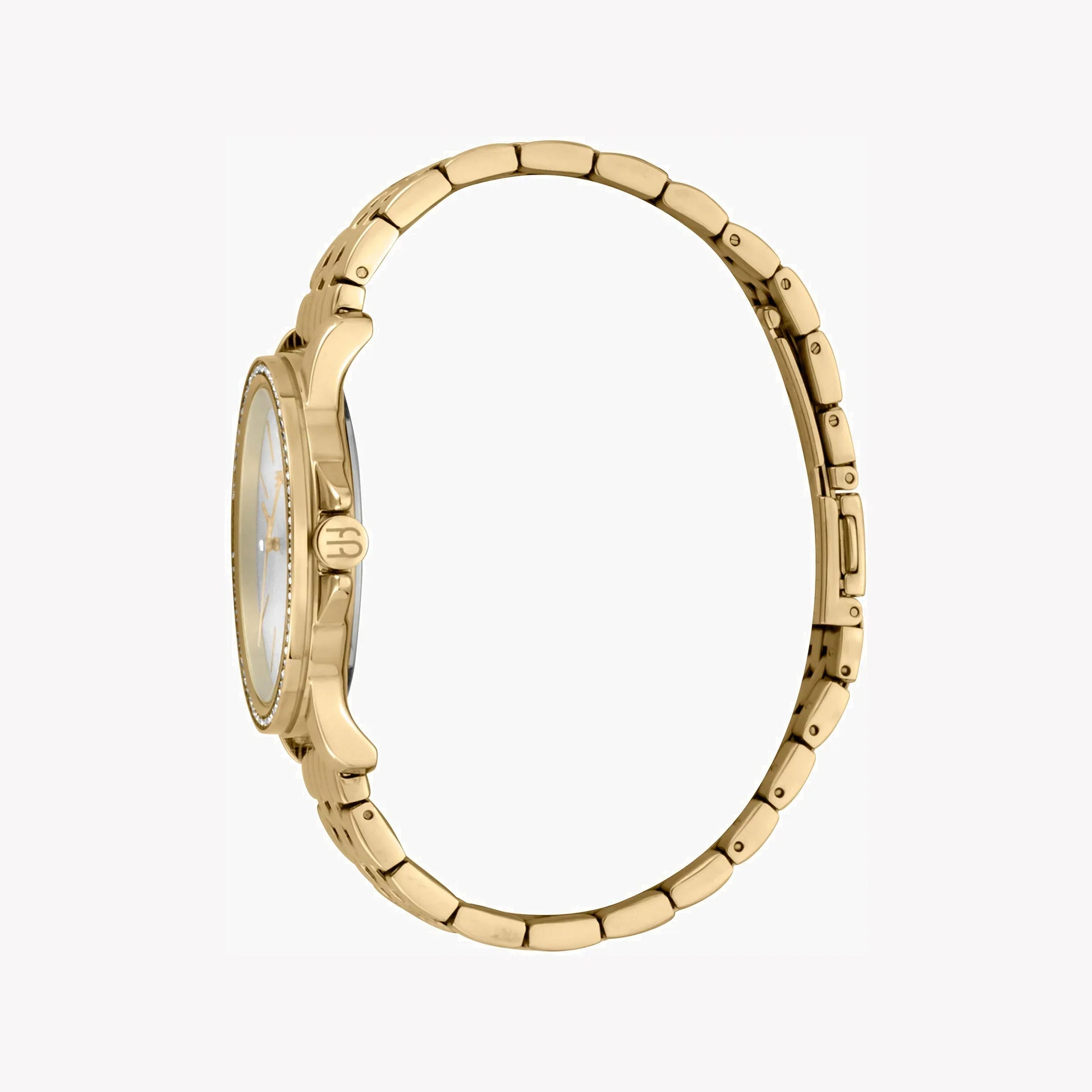 Esprit Women's Gold Stainless Steel Watch, Silver Dial | ES1L143M1065