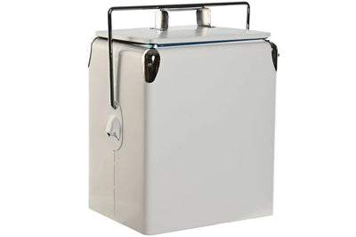 Réfrigérateur en métal PVC 32 x 24 x 43 cm 17 litres Blanc MB210795