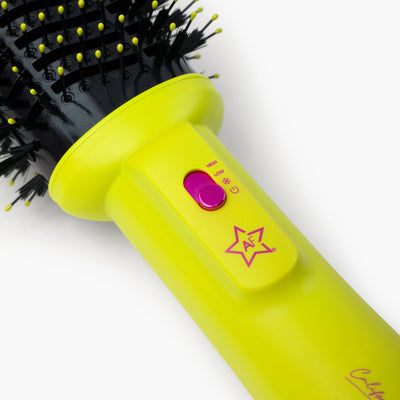 New 3in1 Blowout Brush Styling Tool - California Collection/Yellow
