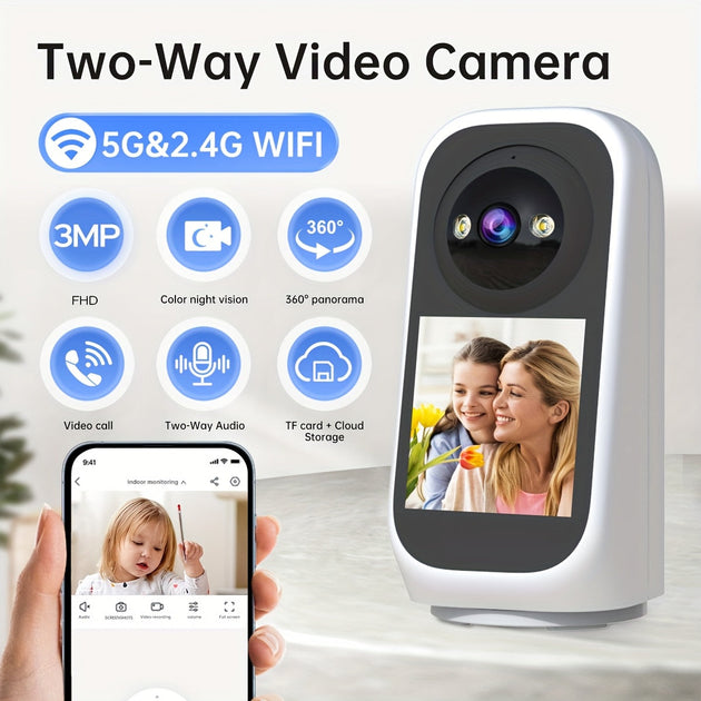 Indoor 3MP PTZ WiFi Surveillance Camera TM