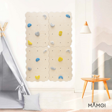 MAMOI® Parete da arrampicata per bambini – set con prese da arrampicata