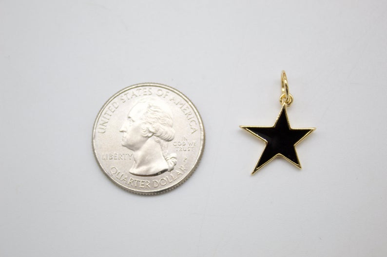 18K Gold Filled Star Charms