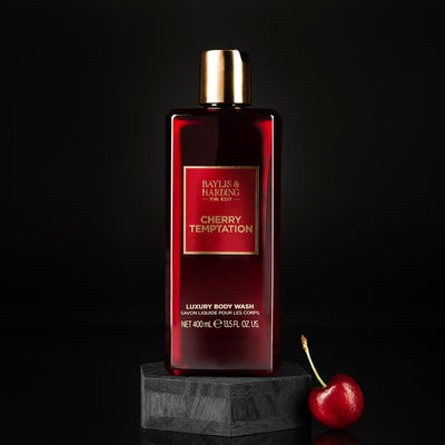 Baylis And Harding Cherry Temptation Luxury Body Wash 400ml