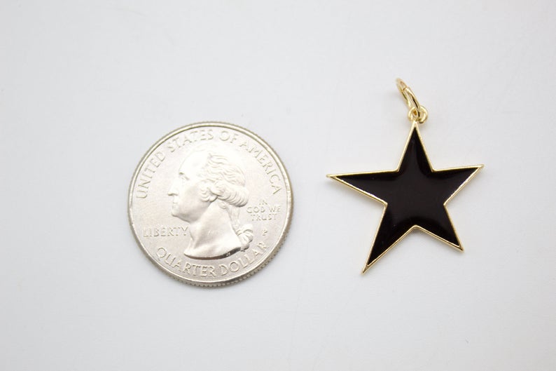 18K Gold Filled Star Charms