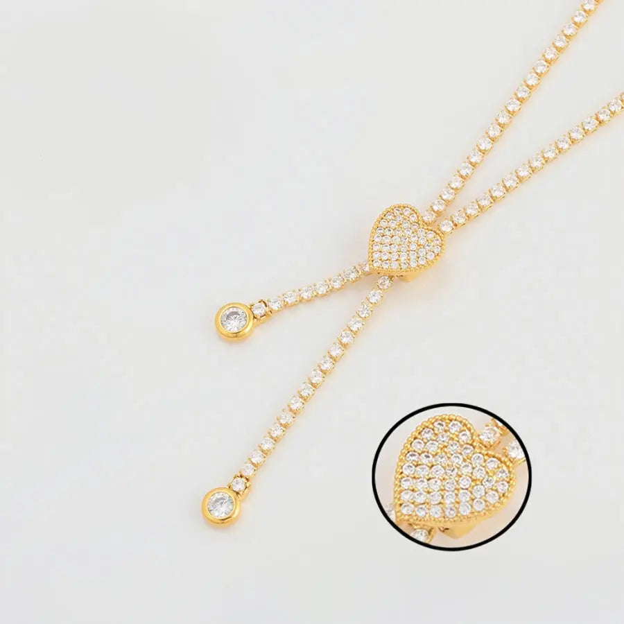 LOVISA Collier Plaquée Or 24K
