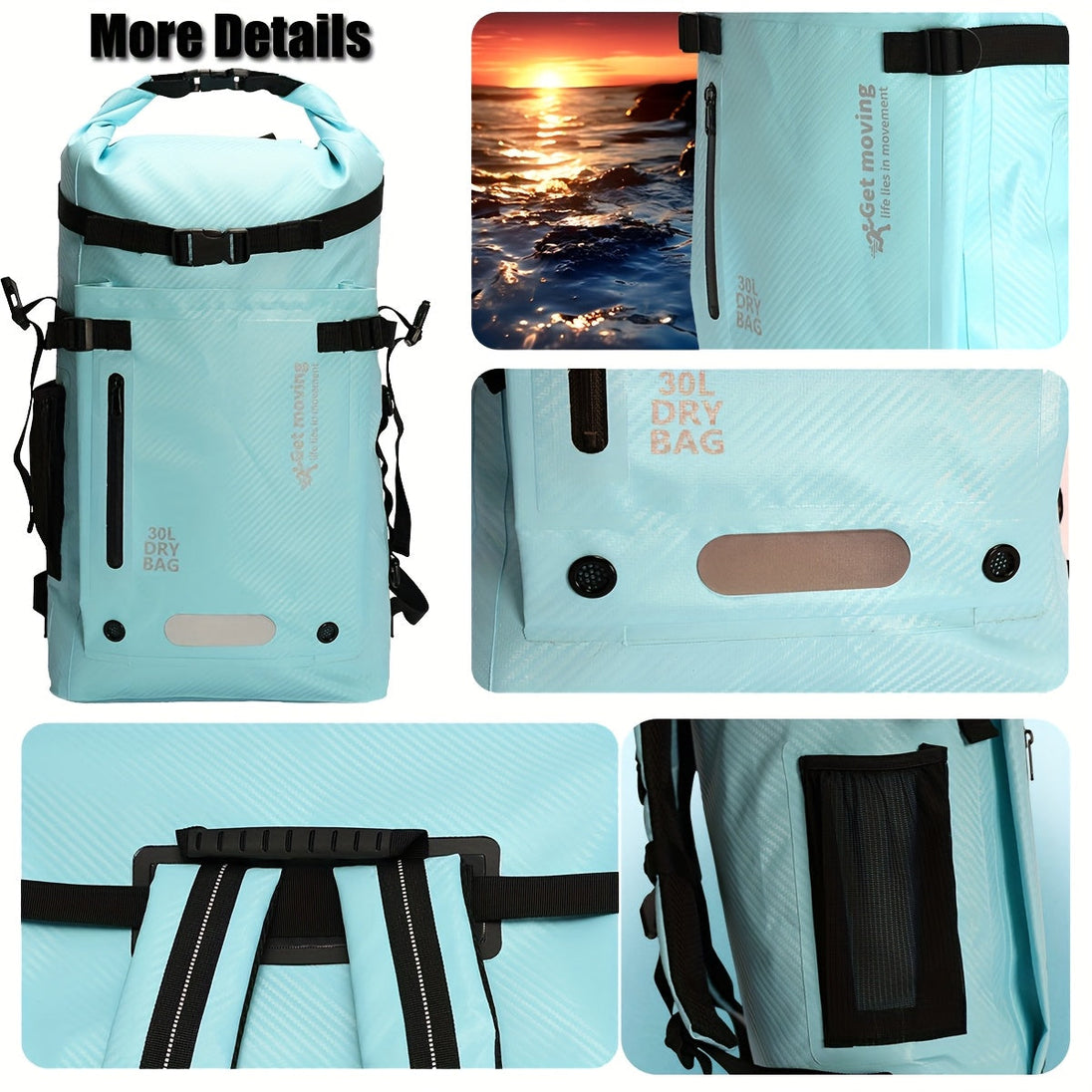 Backpack Carbon Fiber Travel Bag TM