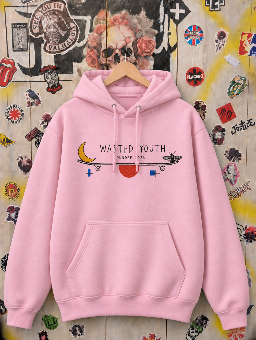 wasted youth skateboard abstract hoodie Wasted Youth