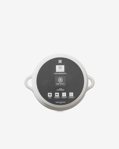 Revol BOMBANCE ROUND COCOTTE 26CM INDUCTION WITHOUT LID Alabaster white Induction SKU: '660262